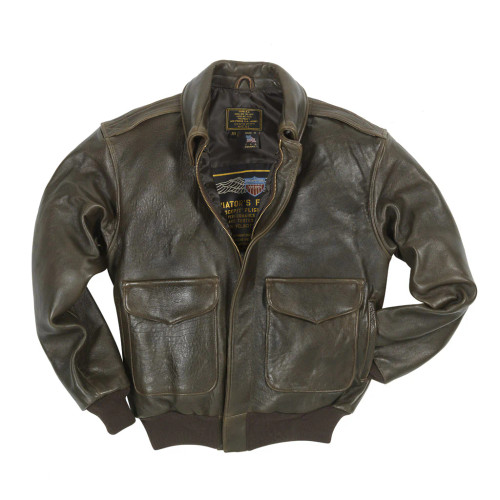 100 Mission A-2  Leather Bomber Jacket