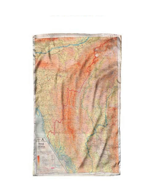 Europe Silk Map Scarf