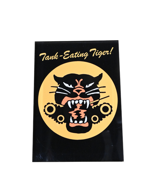 Tank Eating Tiger Acrylic Magnet
