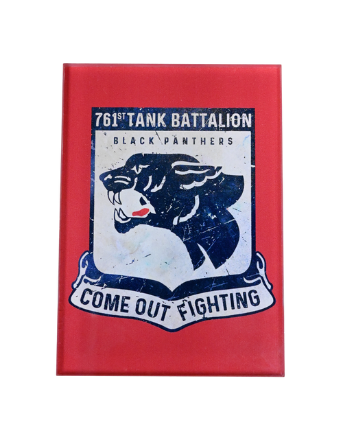 761st Tank Battalion Acrylic Magnet