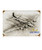 B-17 Flying Fortress Distressed Metal Sign 12 x 18