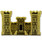 Army Engineer Lapel Pin Gold