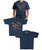 Image of WWII Warbird Triblend t-shirt featuring the front of the shirt, the back of the shirt, and the shirt on a model.