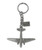 C47 Skytrain Pewter Keychain