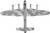 Avro Lancaster Bomber Metal Works Model
