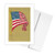 Patriotic American Flag Greeting Card