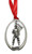 Pewter Soldier Ornament with WWII Logo