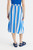 Stripe Blue Midi Skirt