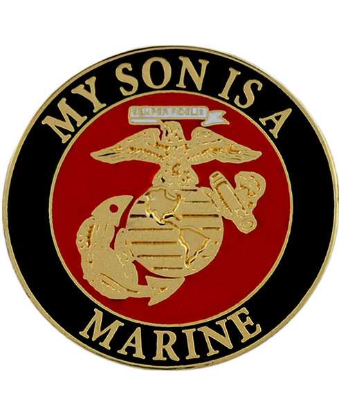 My Son Is A Marine Lapel Pin