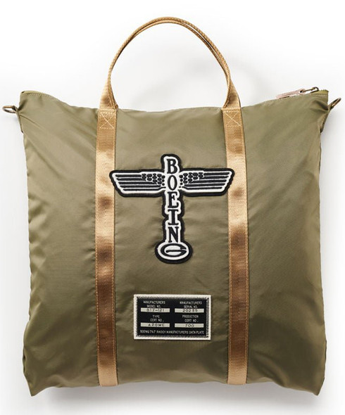 Vintage Boeing Logo WWII Era Military Backpack