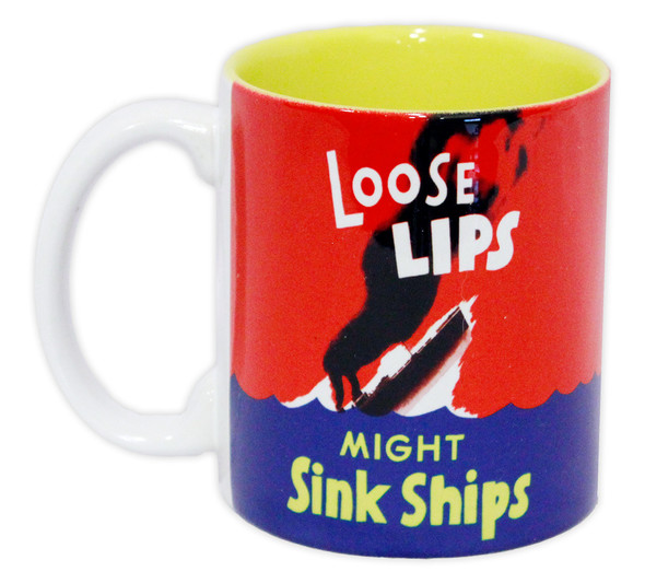 Loose Lips Sink Ships 11oz Boxed Mug