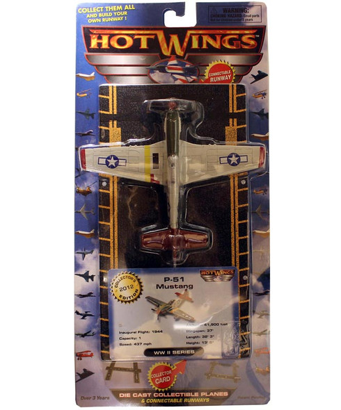 P-51 Mustang Tuskegee 4in by 5in Diecast Model