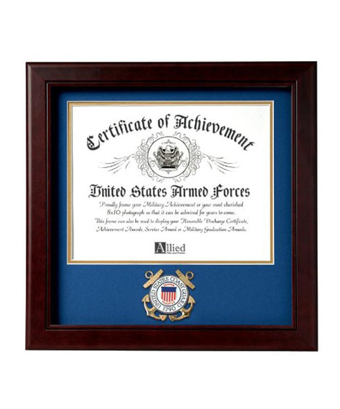 Coast Guard Certificate Frame 12in X 12in