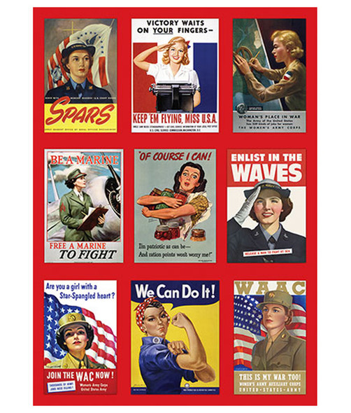 Women of WWII Tea Towel