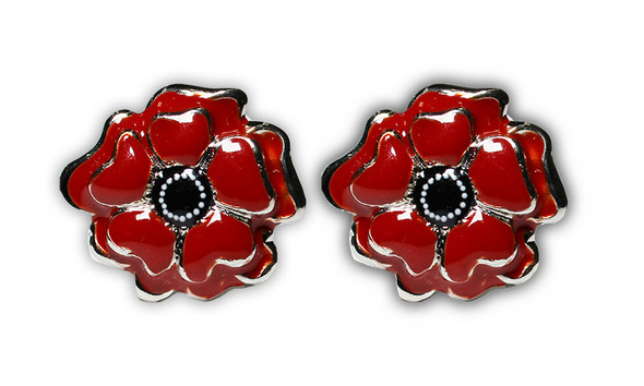 Poppy Remembrance Cufflinks