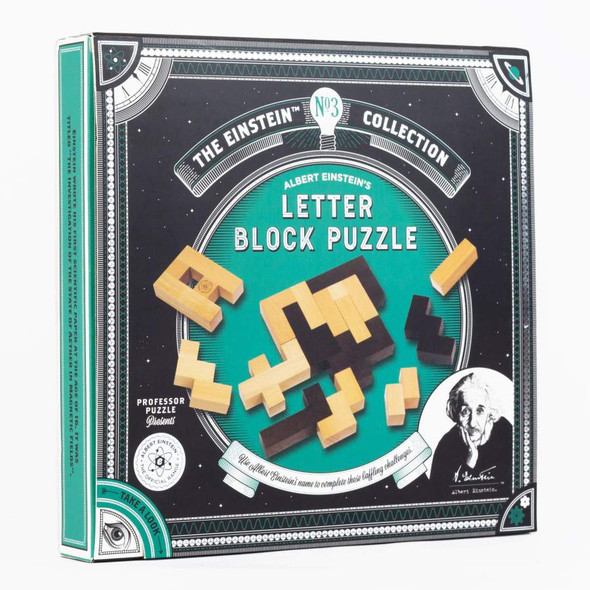 Einstein's Letter Block Puzzle