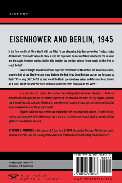 Eisenhower and Berlin, 1945 - Paperback