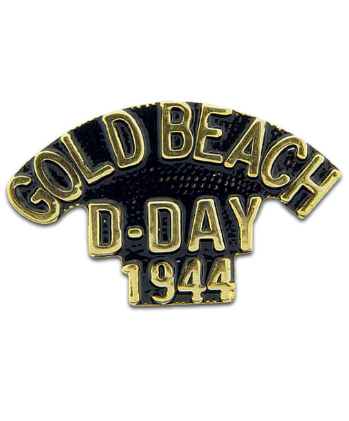DDay Gold Beach Lapel Pin