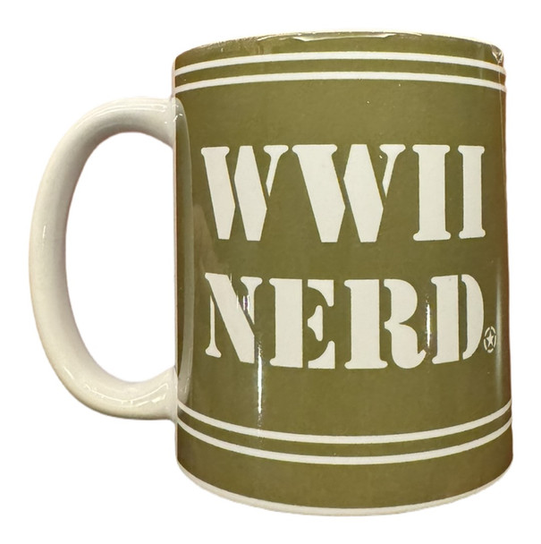 WWII Nerd Striped 11oz Mug
