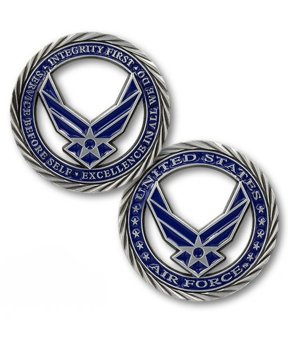 Uasf Core Values USAF Core Values Challenge Coin