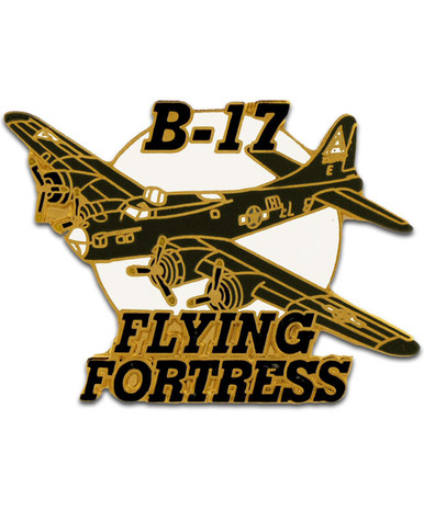 B17 Flying Fortress Left Lapel Pin