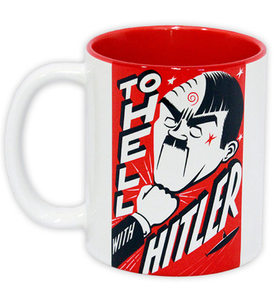 To Hell with Hitler 11oz Boxed Mug - The National WWII Museum