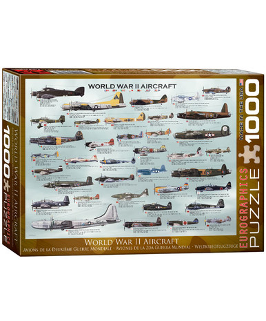 WWII Aircraft 1,000 Piece Puzzle