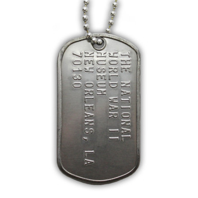 Custom Dog Tag Single - The National WWII Museum