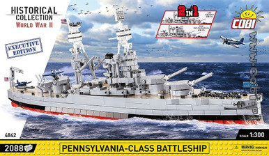 Pennsylvania Class 2in1 Battleship Cobi Block Puzzle
