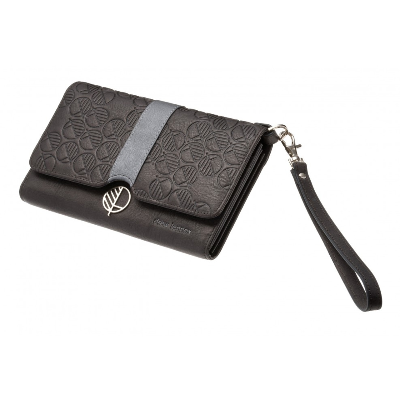 womens grey clutch bag