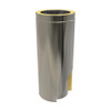 Tubo de 50 cm con bus de nicho diámetro 125 mm con aislamiento de doble pared
