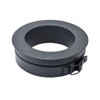 Sección superior Ø 125 mm Aislamiento de doble pared RAL9004