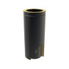 Tubo de 50 cm con bus de nicho de 125 mm de diámetro con aislamiento de doble pared RAL9004
