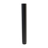 Tubo esmaltado negro mate 100 cm diámetro 80 mm