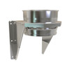 Soporte de pared diámetro 150 mm Pared simple acero inoxidable