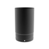 Tubo esmaltado negro mate 25 cm Ø 150 mm