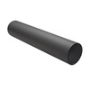 Tubo 100 cm hembra-hembra diámetro 130 mm acero pared gruesa negro