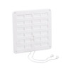 Rejilla de ventilación bloqueable 200x200mm blanca