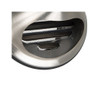 Rejilla exterior bulbo en acero inoxidable malla fina modelo Ø100mm