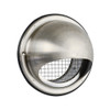 Rejilla exterior bulbo en acero inoxidable modelo malla gruesa Ø150mm