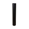 Tubo de estufa hembra-hembra 100 cm Ø 125 mm SP Acero inoxidable negro