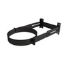Soporte de pared 210-300 mm para Ø 100mm negro mate