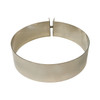 Abrazadera de seguridad para tubo ajustable Ø 125 mm acero inoxidable
