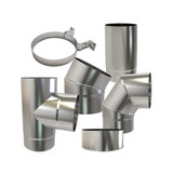Estufa de tubos de acero inoxidable de 150 mm