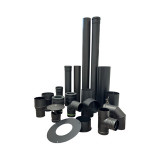 Para Estufas de Pellet Negro Mate