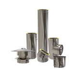 Chimeneas de acero inoxidable de doble pared