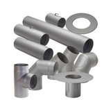 Tubos de estufa de espesor 130 mm gris