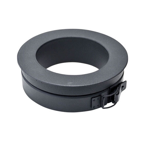 Sección superior diámetro 150 mm Aislamiento de doble pared RAL9004