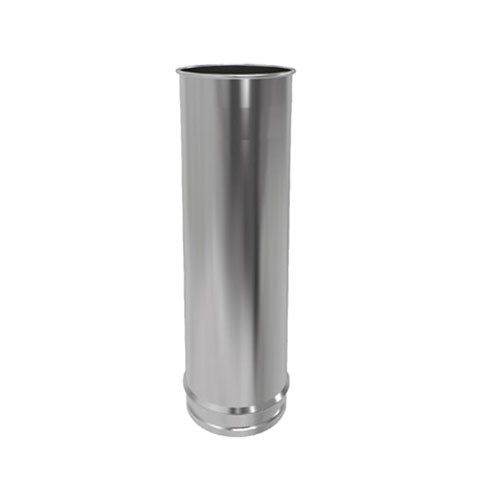 Tubo 50 cm diámetro 150 mm Pared simple acero inoxidable