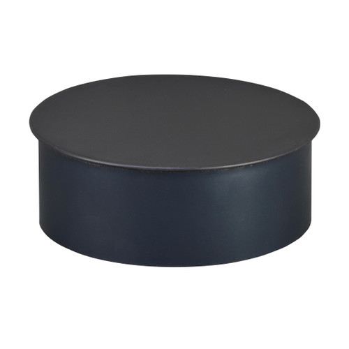 Tapa para pieza en T de 120 mm de diámetro Acero pavonado